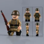 Minifigure – Infantryman of the Soviet Red Army (LEGO Compatible)