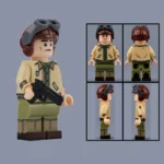 Minifigure - Sergeant from the Free French 2nd Armored Division (LEGO Compatible)