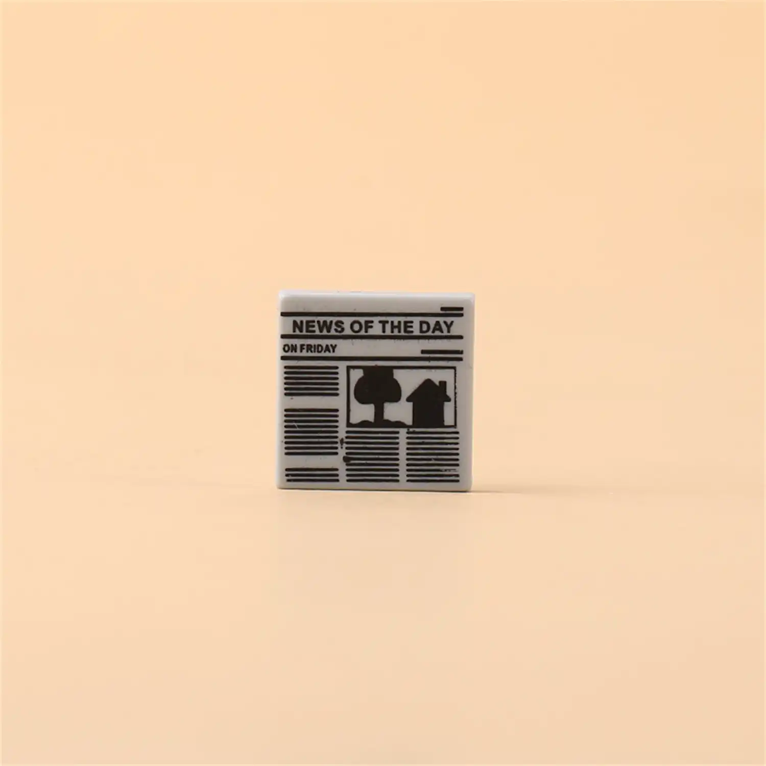 Custom Piece – Newspaper – 3D Print for LEGO minifigure