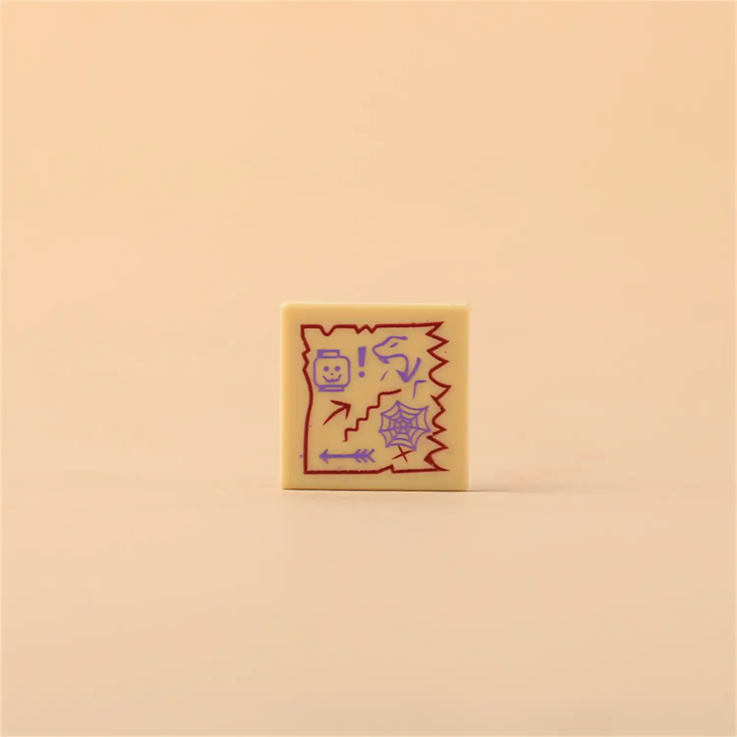 Custom Piece – treasure map – 3D Print for LEGO minifigure
