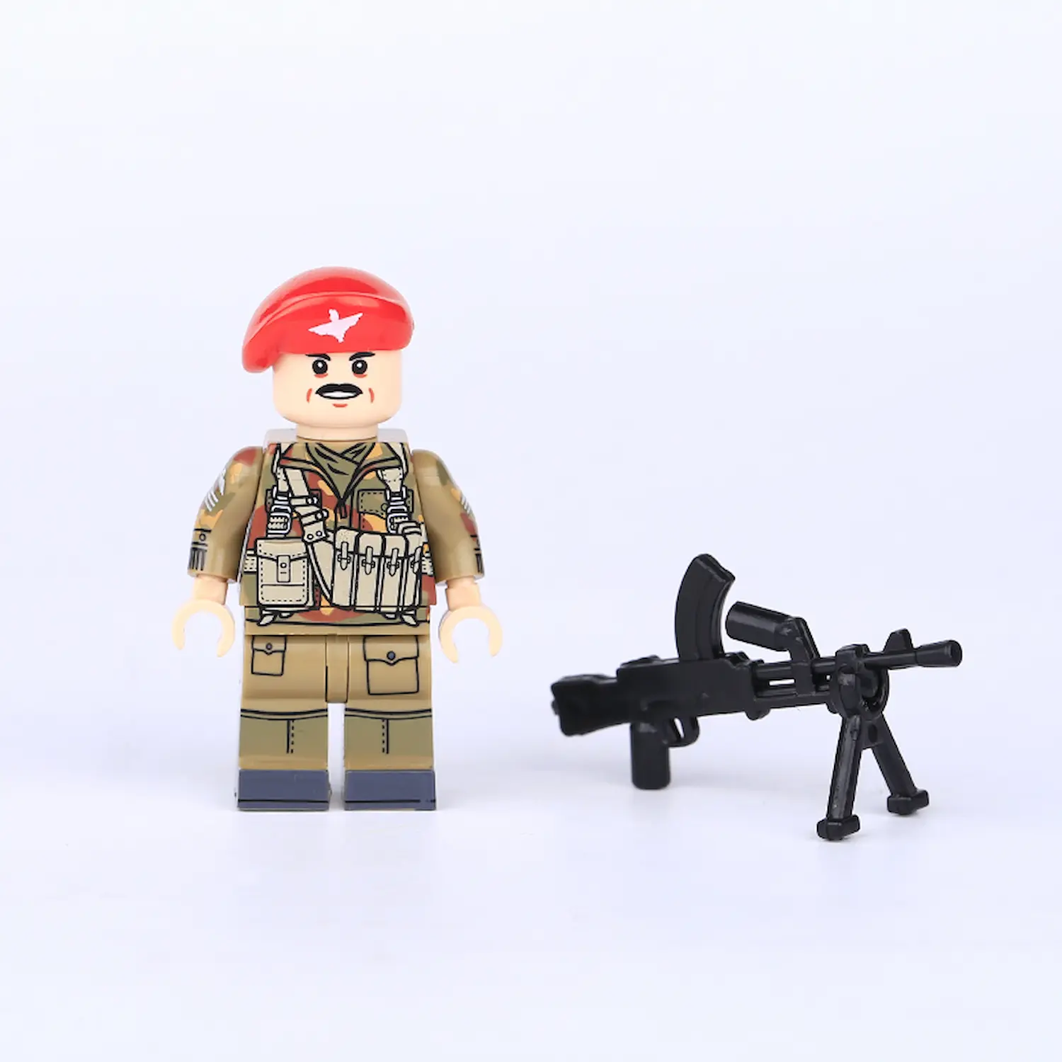 3Minifigure - Sergeant in the British Parachute Regiment (LEGO Compatible)