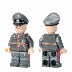 Minifigure - Walter Model German Field Marshal with Grey Hat (LEGO Compatible)