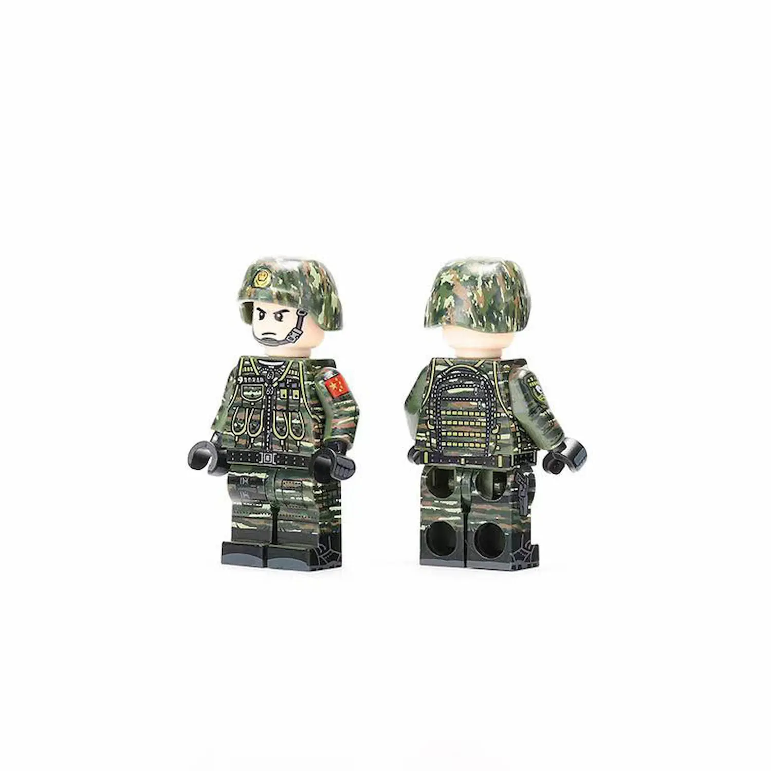 Minifigure – Chinese Snow Leopard Commando Unit (LEGO Alternative)