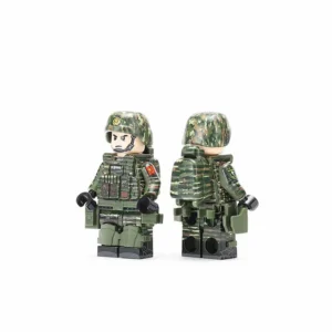 Minifigure – Chinese Snow Leopard Commando Unit with backpack(LEGO Alternative)