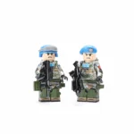 Minifigure – Chinese soldier and officer serving as United Nations (UN) peacekeepers (LEGO Compatible)
