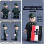 17Minifigure – Leading Seaman serving as a Wireless Operator in a German Coastal Artillery unit (LEGO Alternative)