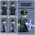 17Minifigure – Lieutenant Commander in the German Coastal Artillery Korvettenkapitän Küstenartillerie (LEGO Alternative)