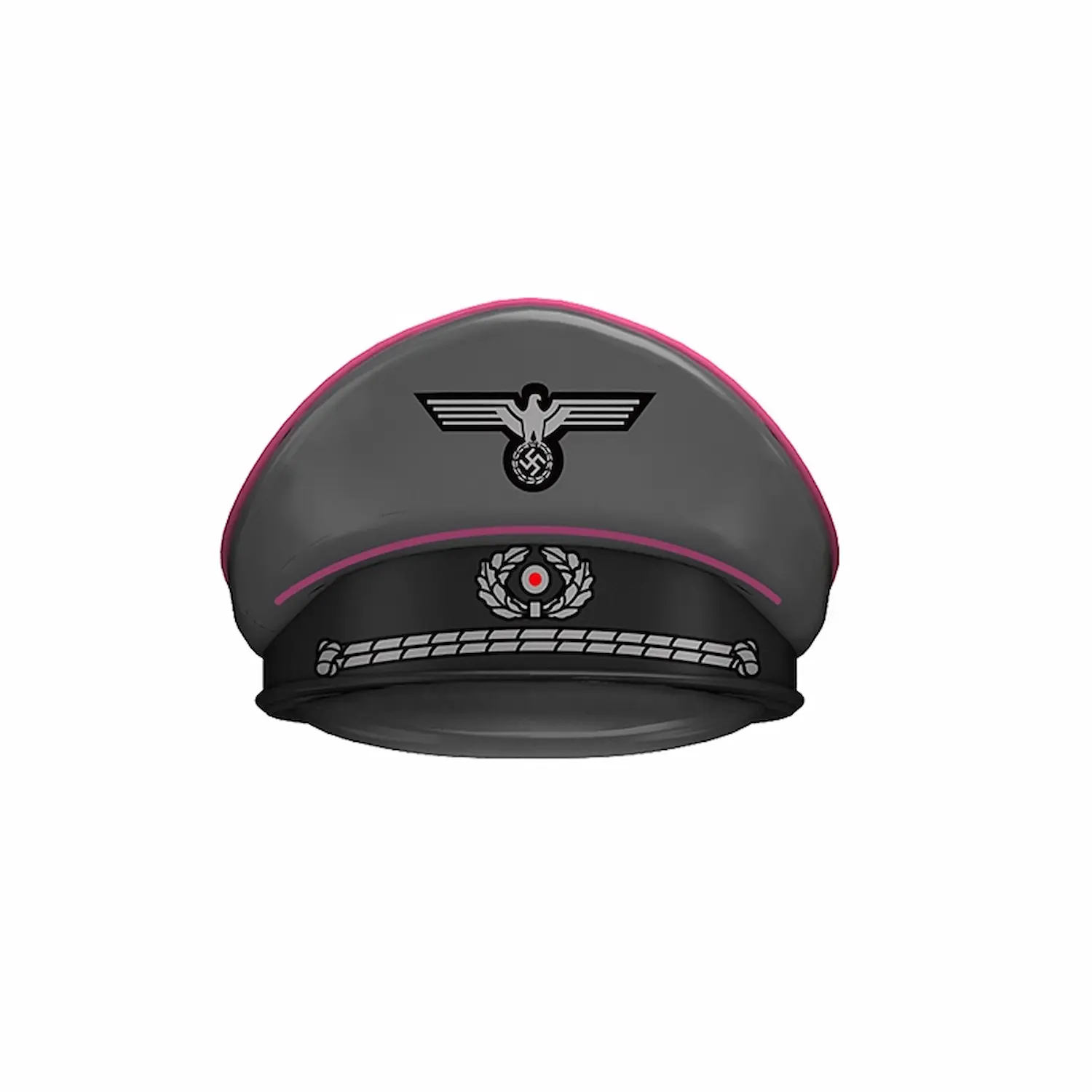 Custom Piece Miniature – German Army (Heer) Officer's Visor Cap World War II – 3D Print for LEGO minifigure