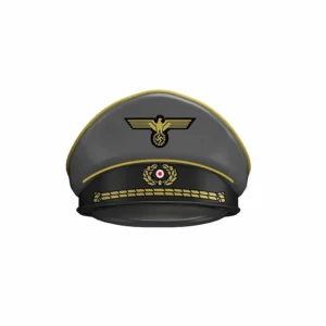 Custom Piece Miniature – German Luftwaffe (Air Force) Officer's Visor Cap World War II – 3D Print for LEGO minifigure
