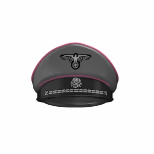 Custom Piece Miniature – German Waffen-SS Officer's Visor Cap from the World War II – 3D Print for LEGO minifigure
