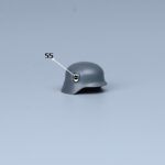 Custom Piece Miniature – Helmet German M40 Stahlhelm (steel helmet) – 3D Print for LEGO minifigure