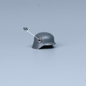 Custom Piece Miniature – Helmet German M40 Stahlhelm (steel helmet) – 3D Print for LEGO minifigure