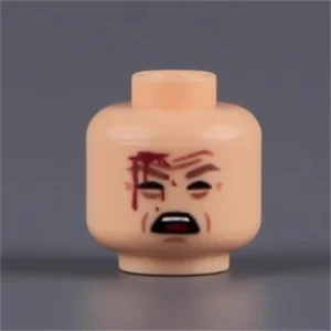 Custom Piece Miniature – head a scream of pure agony – 3D Print for LEGO minifigure