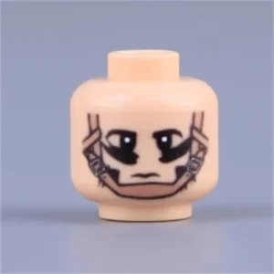 Custom Piece Miniature – head cold, stoic, and emotionless – 3D Print for LEGO minifigure