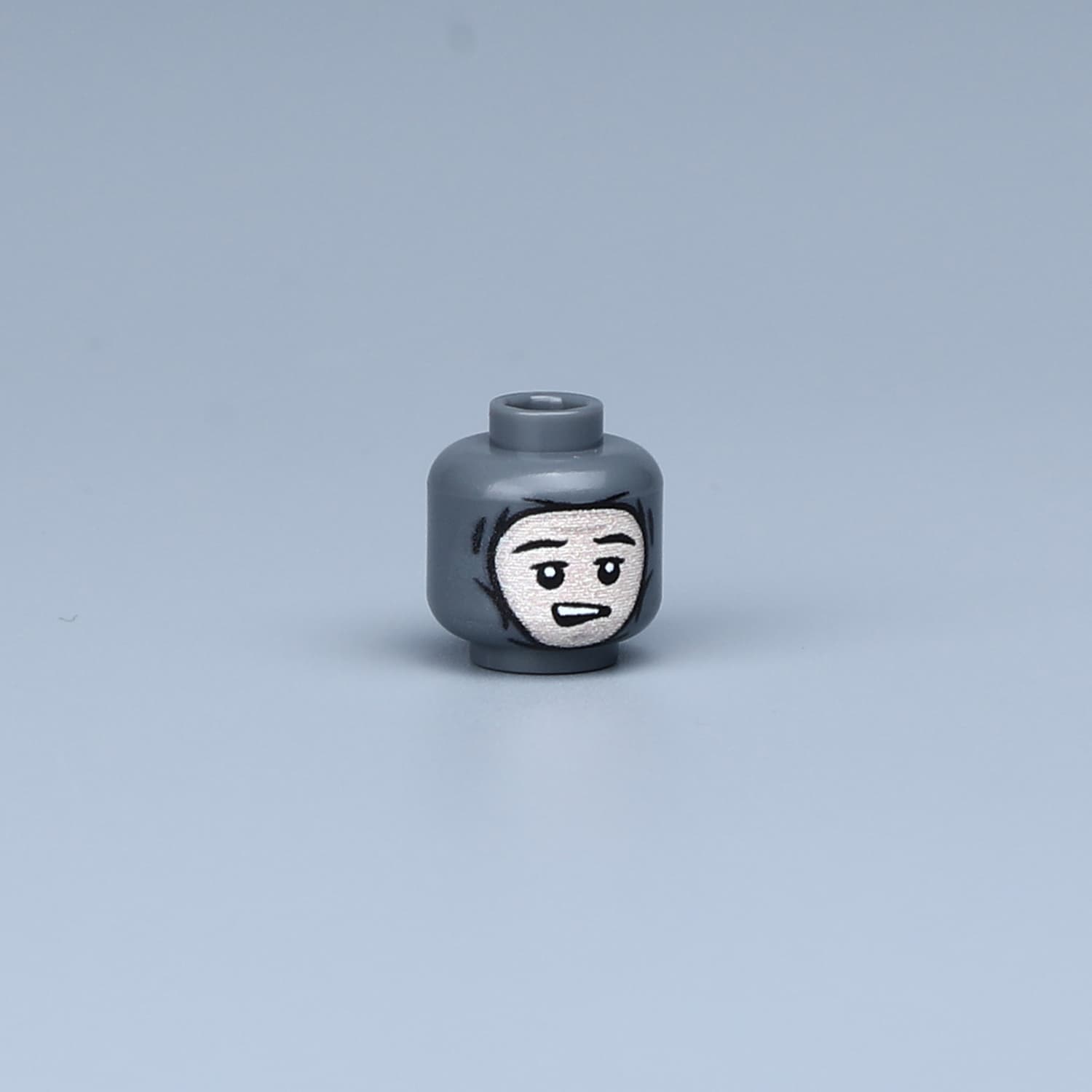 Custom Piece Miniature – head for a German soldier happy, cheerful, and friendly smile – 3D Print for LEGO minifigure