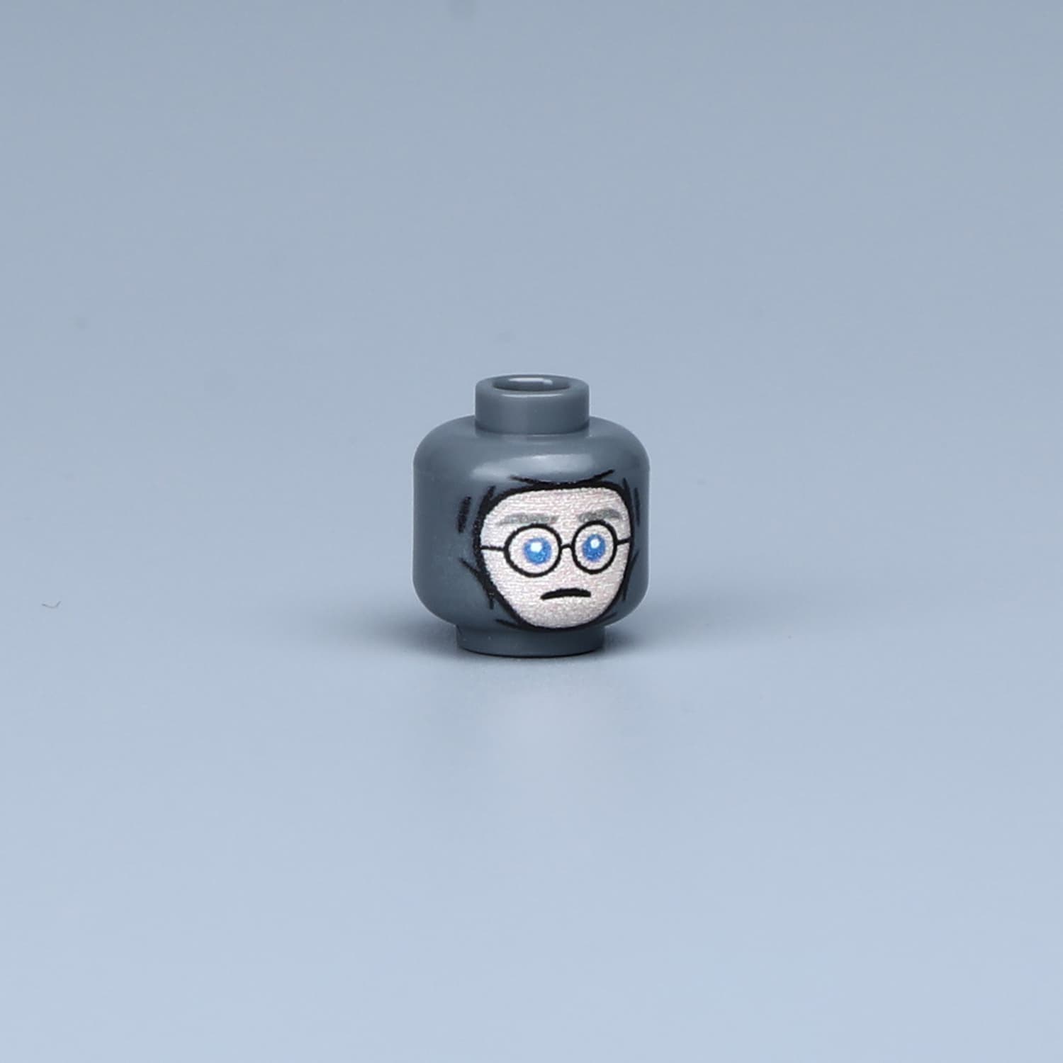 Custom Piece Miniature – head for a German soldier nervousness, apprehension, or timid concern – 3D Print for LEGO minifigure