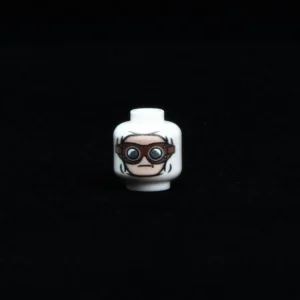 Custom Piece Miniature – head for a German soldier neutral watchfulness or slight apprehension – 3D Print for LEGO minifigure