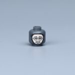 Custom Piece Miniature – head for a German soldier surprise, shock, or alarm – 3D Print for LEGO minifigure
