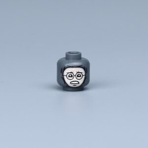 Custom Piece Miniature – head for a German surprise, shock, or alarm – 3D Print for LEGO minifigure