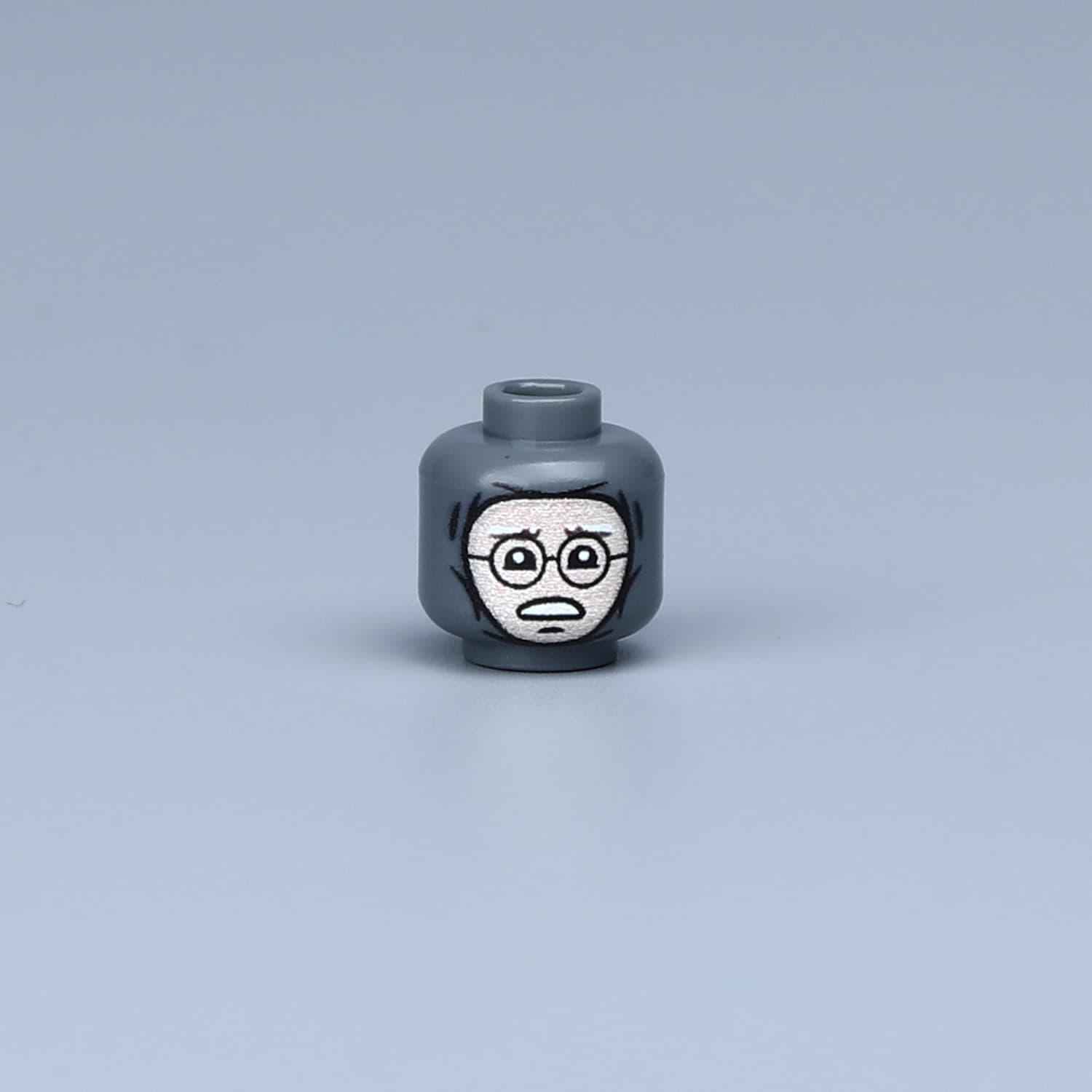 Custom Piece Miniature – head for a German surprise, shock, or alarm – 3D Print for LEGO minifigure