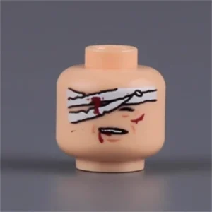 Custom Piece Miniature – head immense pain and agony – 3D Print for LEGO minifigure