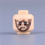 Custom Piece Miniature – head sadness, worry, or fear – 3D Print for LEGO minifigure