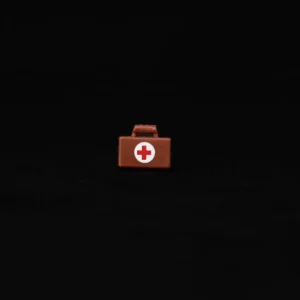 Custom Piece Miniature – medical briefcase for a German medic (Sanitäter) World War II era – 3D Print for LEGO minifigure