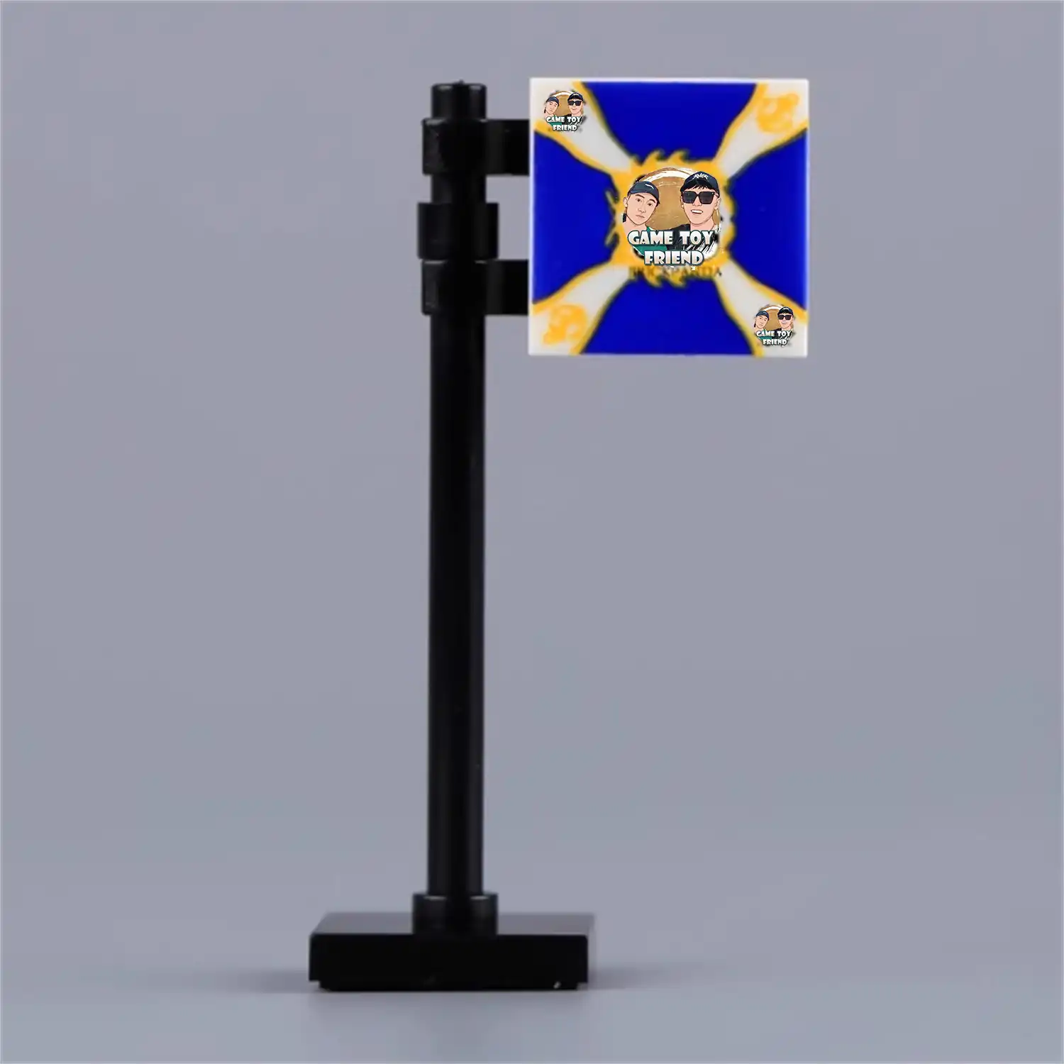 Custom Piece – Cross of Burgundy military and naval flags of the Spanish Empire – 3D Print for LEGO Minifigure