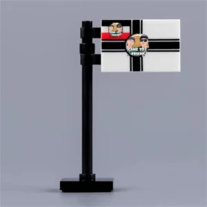 Custom Piece – German Imperial German Navy Kaiserliche Marine Flag – 3D Print for LEGO Minifigure