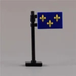 Custom Piece – flag of Kingdom Royal Banner of France – 3D Print for LEGO Minifigure