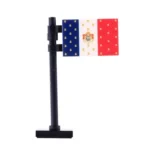 Custom Piece – flag of the Kingdom of France – 3D Print for LEGO Minifigure