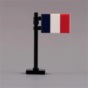 Custom Piece – national flag of France – 3D Print for LEGO Minifigure