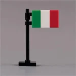 Custom Piece – national flag of Italy – 3D Print for LEGO Minifigure