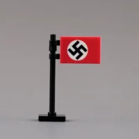 2Custom Piece – national flag of Nazi Germany Swastika Flag (Hakenkreuzflagge) – 3D Print for LEGO Minifigure