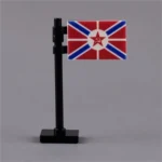 Custom Piece – flag of Russia Naval Jack of the Soviet Union USSR – 3D Print for LEGO Minifigure