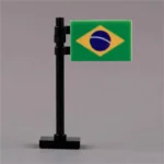 Custom Piece – national flag of the Federative Republic of Brazil – 3D Print for LEGO Minifigure