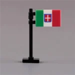Custom Piece – national flag of the Kingdom of Italy Regno d'Italia – 3D Print for LEGO Minifigure