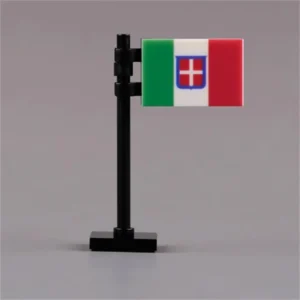 Custom Piece – national flag of the Kingdom of Italy Regno d'Italia – 3D Print for LEGO Minifigure