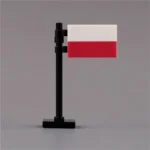 Custom Piece – national flag of the Republic of Poland – 3D Print for LEGO Minifigure