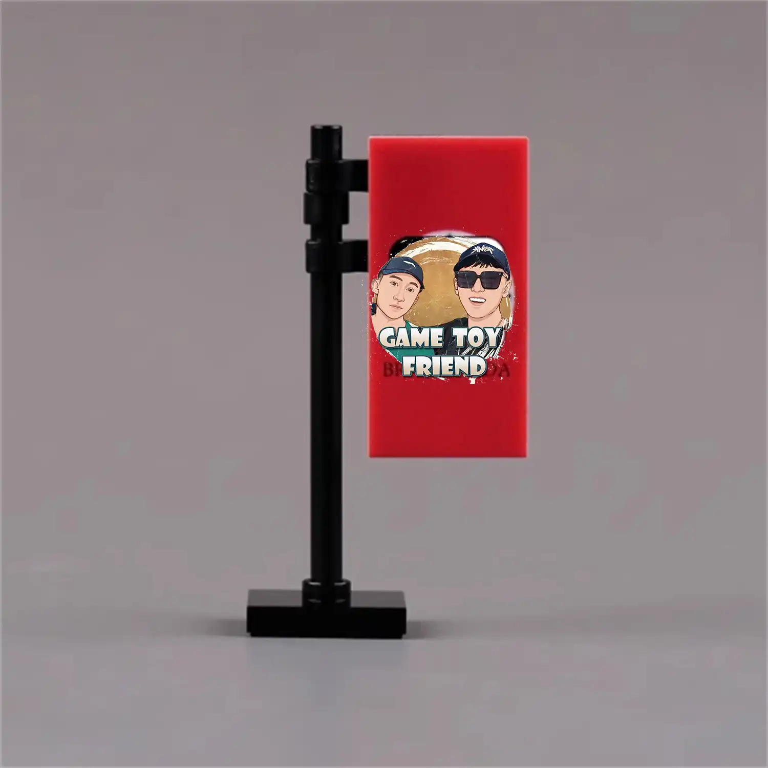 Custom Piece – national flag of the former country of East Germany German Democratic Republic GDR – 3D Print for LEGO Minifigure