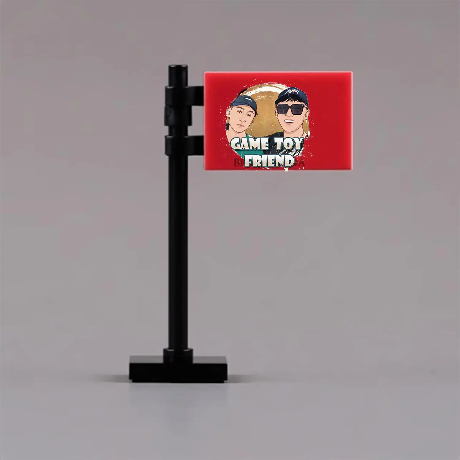 Custom Piece – national flag of the former country of East Germany – 3D Print for LEGO Minifigure
