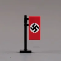2Custom Piece – parade or decorative banner Flag of the Nazi Party used in Nazi Germany during the World War II – 3D Print for LEGO Minifigure