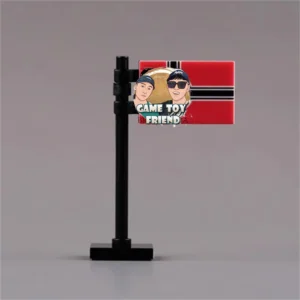 Custom Piece – war flag of the Wehrmacht, the unified armed forces of Germany – 3D Print for LEGO Minifigure