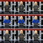 Minifigure - 9 German soldiers and personnel from the World War II (LEGO Compatible)