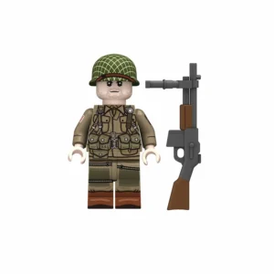 Minifigure - Automatic rifleman from the United States Army's 101st Airborne Division Screaming Eagles (LEGO Compatible)