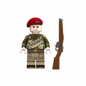 Minifigure - British Paratrooper from an airborne unit during World War II Red Devil 2 (LEGO Compatible)