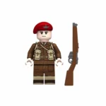 Minifigure - British Paratrooper from an airborne unit during World War II Red Devil (LEGO Compatible)