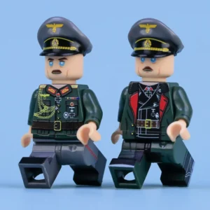 Minifigure - German Army (Heer) Field Marshal and a Colonel General from World War II (LEGO Compatible)