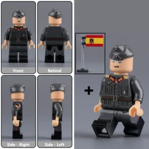 Minifigure - German Army (Heer) General associated with the Spanish Blue Division División Azul German Army's 250th Infantry Division (LEGO Compatible) Minifigure - German Army (Heer) General associated with the Spanish Blue Division División Azul German Army's 250th Infantry Division (LEGO Compatible)