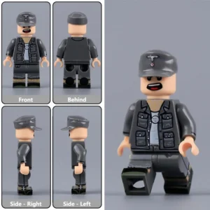Minifigure - German Army (Heer) soldier Splittertarnmuster World War II 3 (LEGO Compatible)